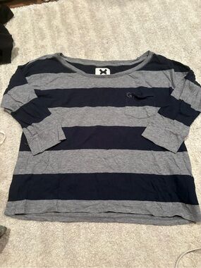 Y2k gilly hicks 3/4 sleeve top